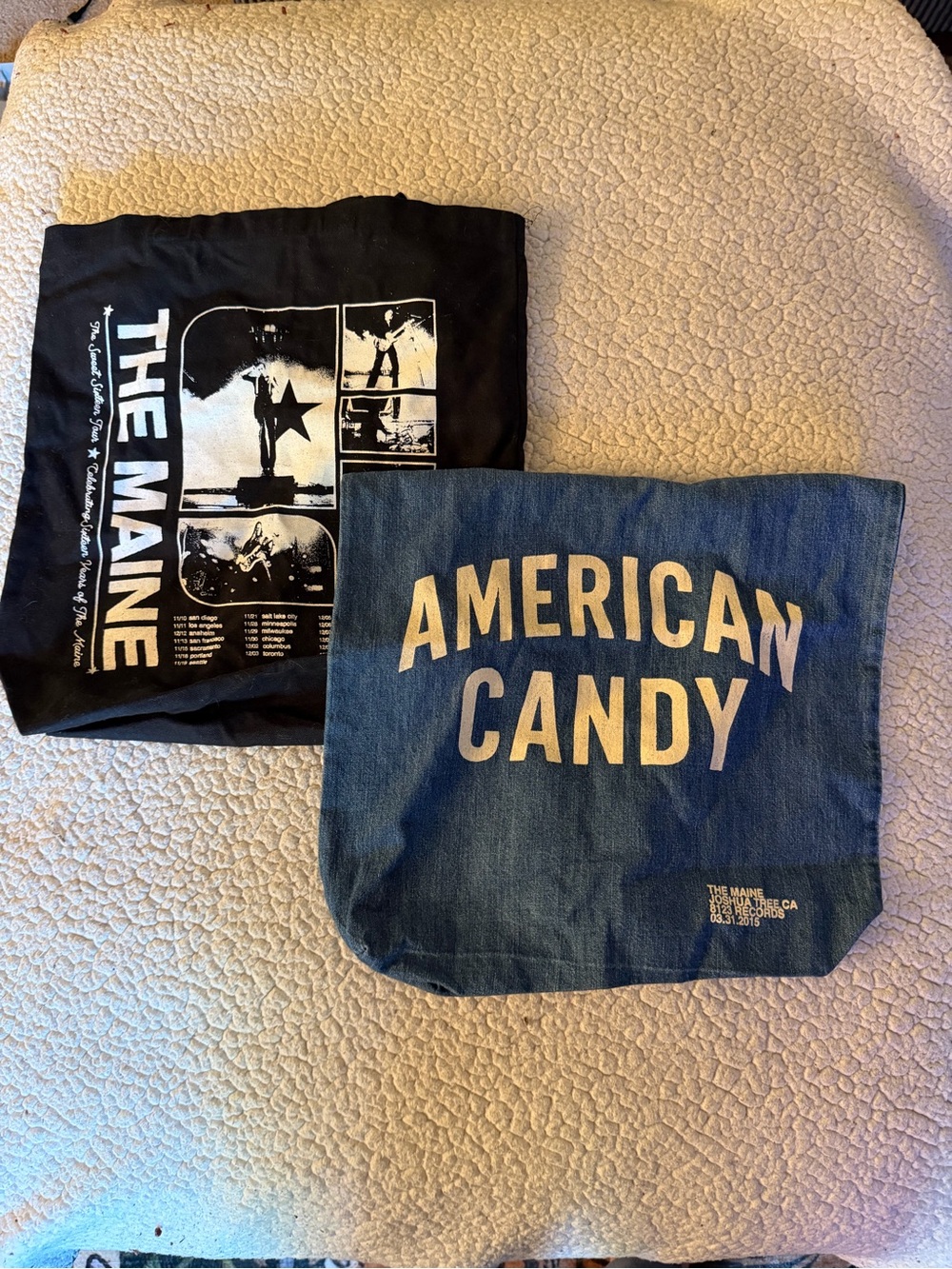 Bundle of 2:  The Maine Band tour totes